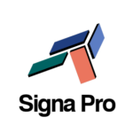 Logo de la empresa SignaPro para consultoría del sector salud